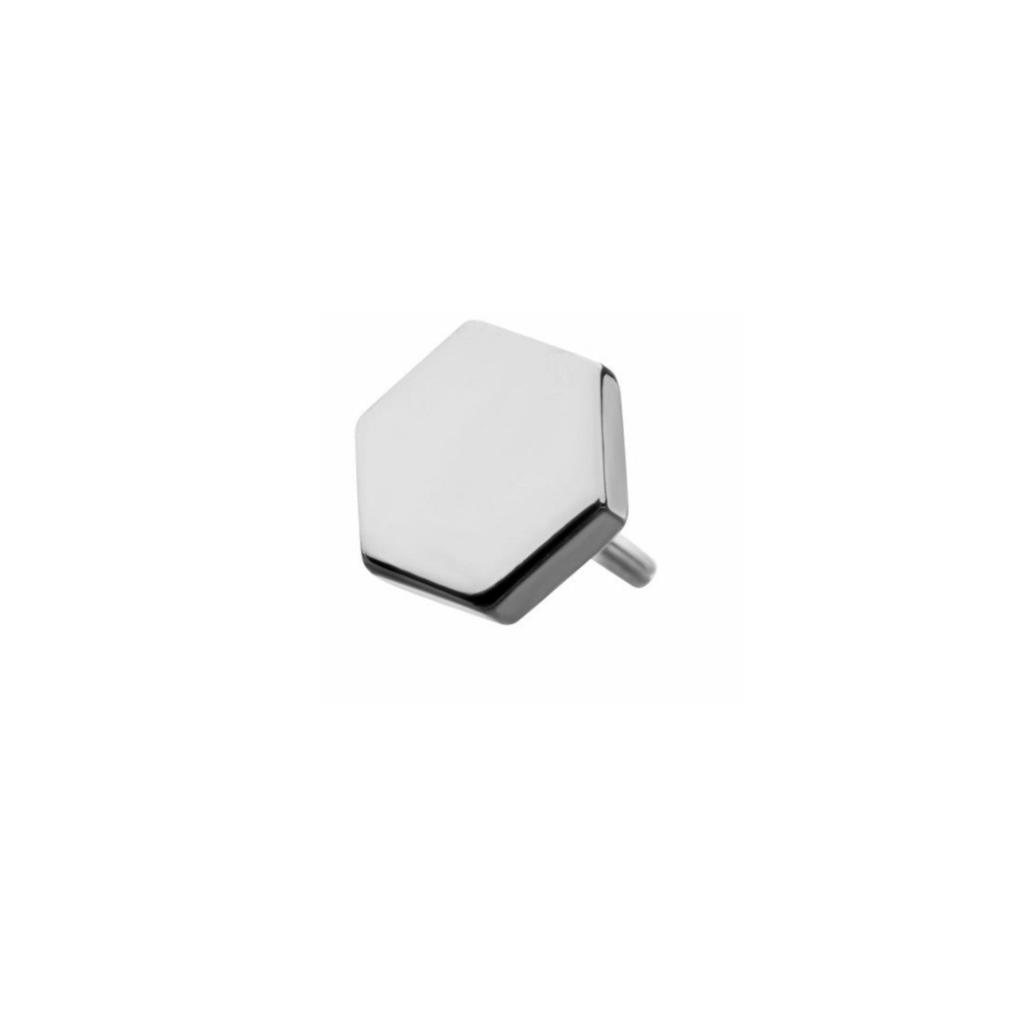 Threadless Titanium Hexagon End