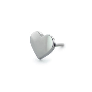 Threadless Titanium Heart End