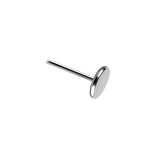 Threadless Titanium Flat Disk End